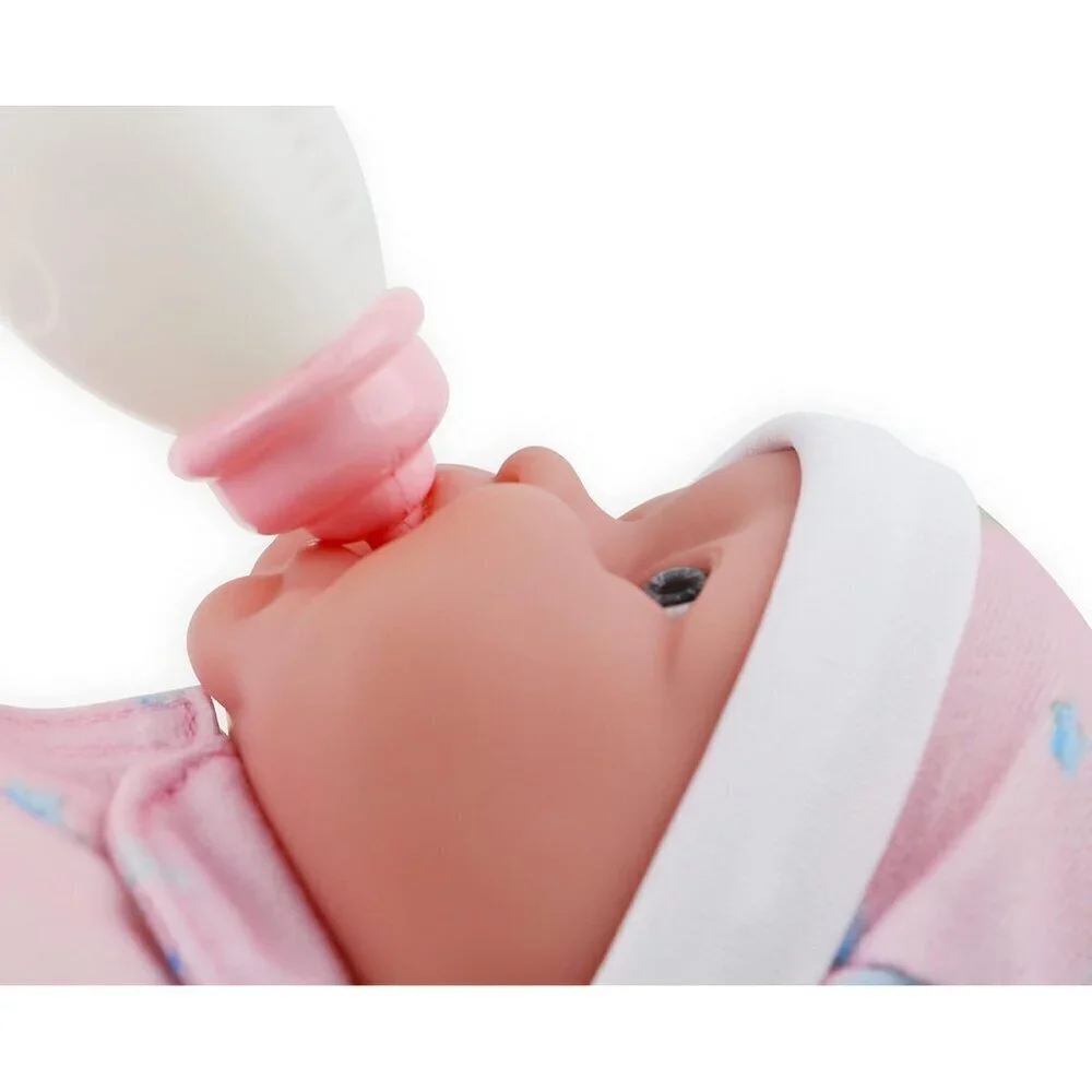 🆕12Inch Caucasian Twins Newborn Dolls with Soft Cloth Body Pink and Blue Twins